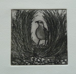 small etching